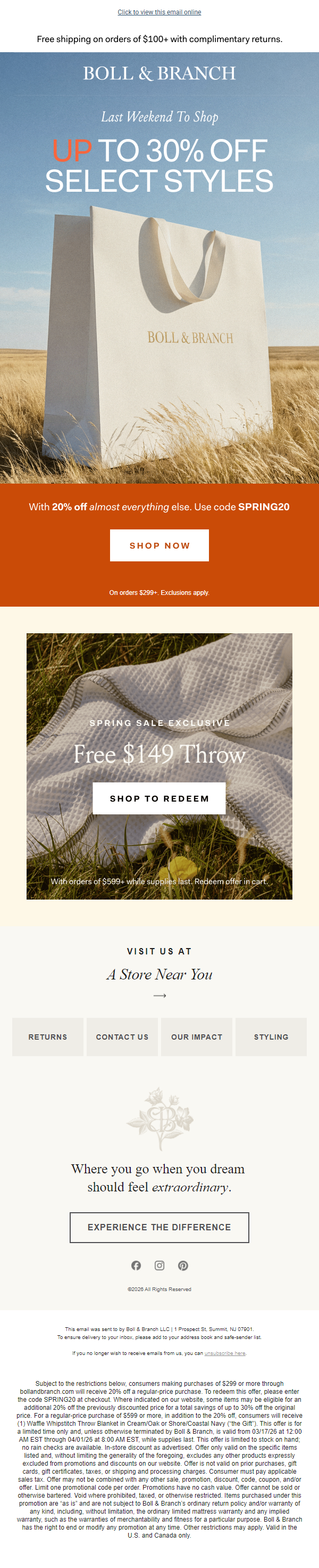 Newsletter preview: 📅 Last Weekend: Up to 30% off sale