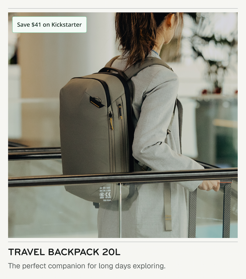 Travel Backpack 20L