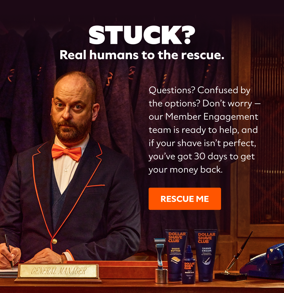 Stuck? Real humans to the rescue.