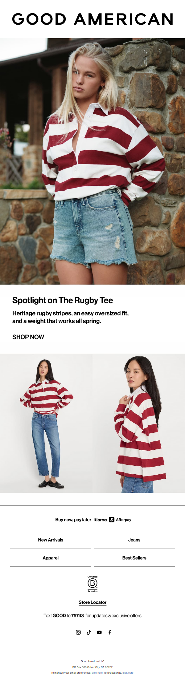 Newsletter preview: Spotlight on: The Rugby Tee