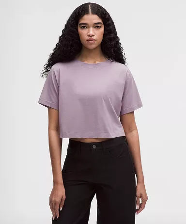 All Yours Organic Cotton Cropped T-Shirt