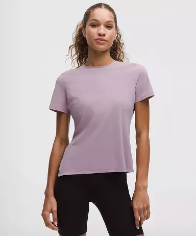 Side-Ruched Running Short-Sleeve Shirt