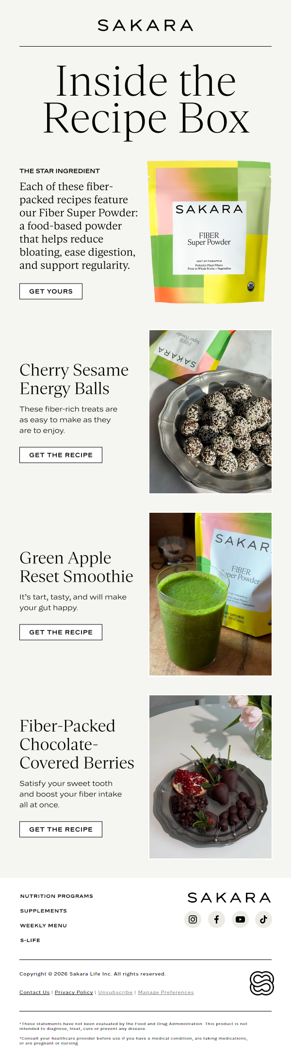 Newsletter preview: Easy Ways to Get More Fiber