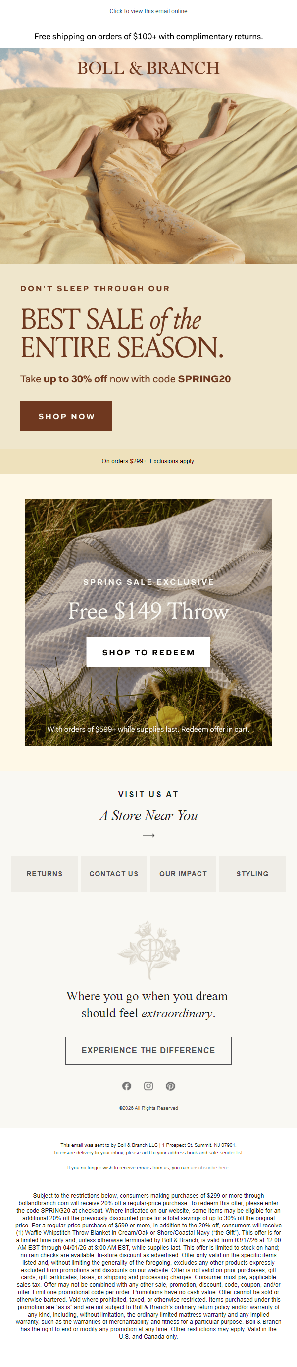 Newsletter preview: No snooze alarm: up to 30% off now