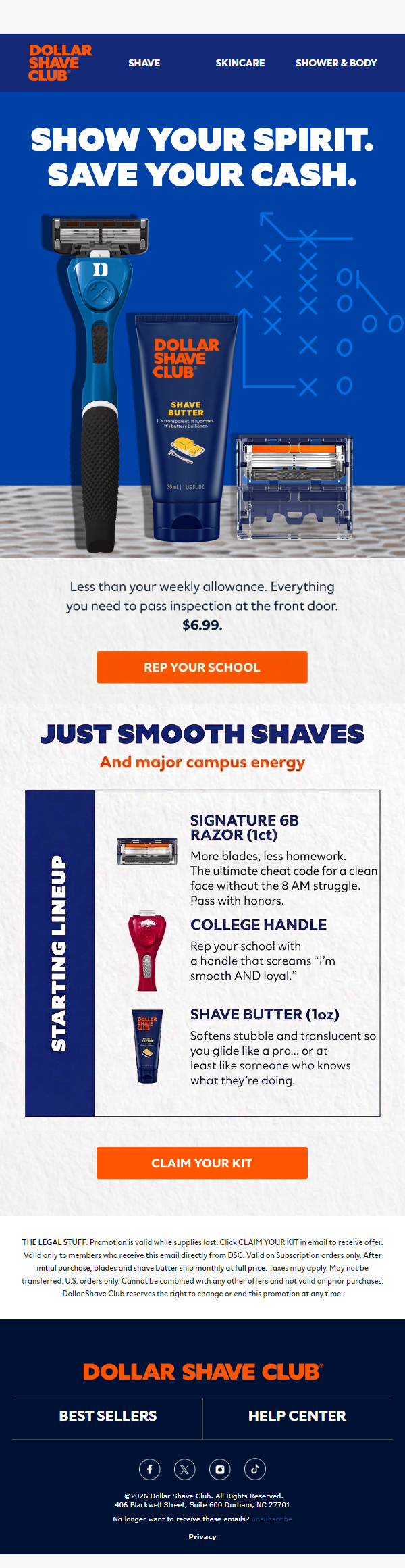 Newsletter preview: $6.99 and you’re back on campus