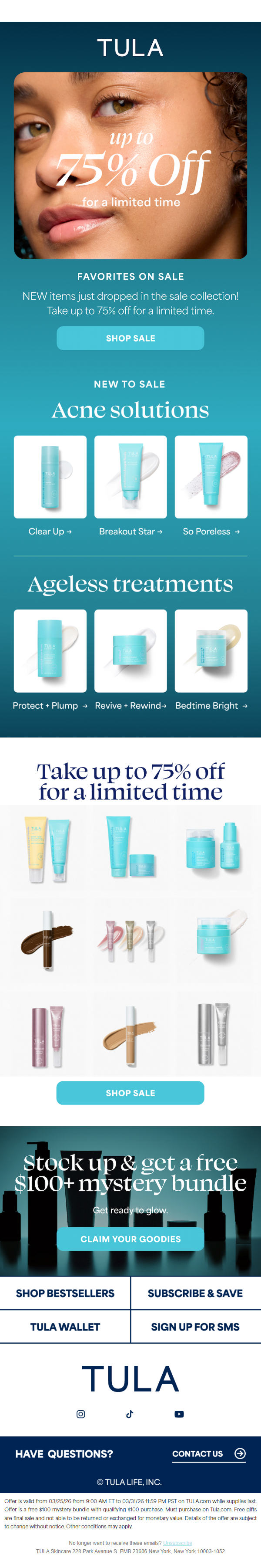 Newsletter preview: Supercharged skincare favorites added to sale