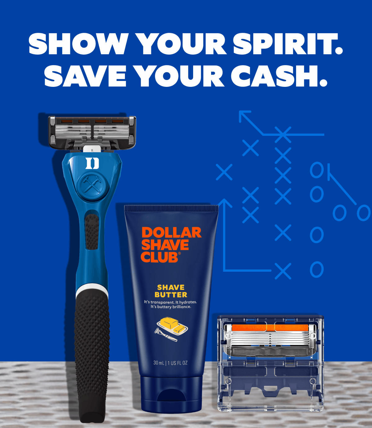 Show your spirit. Save your cash.
