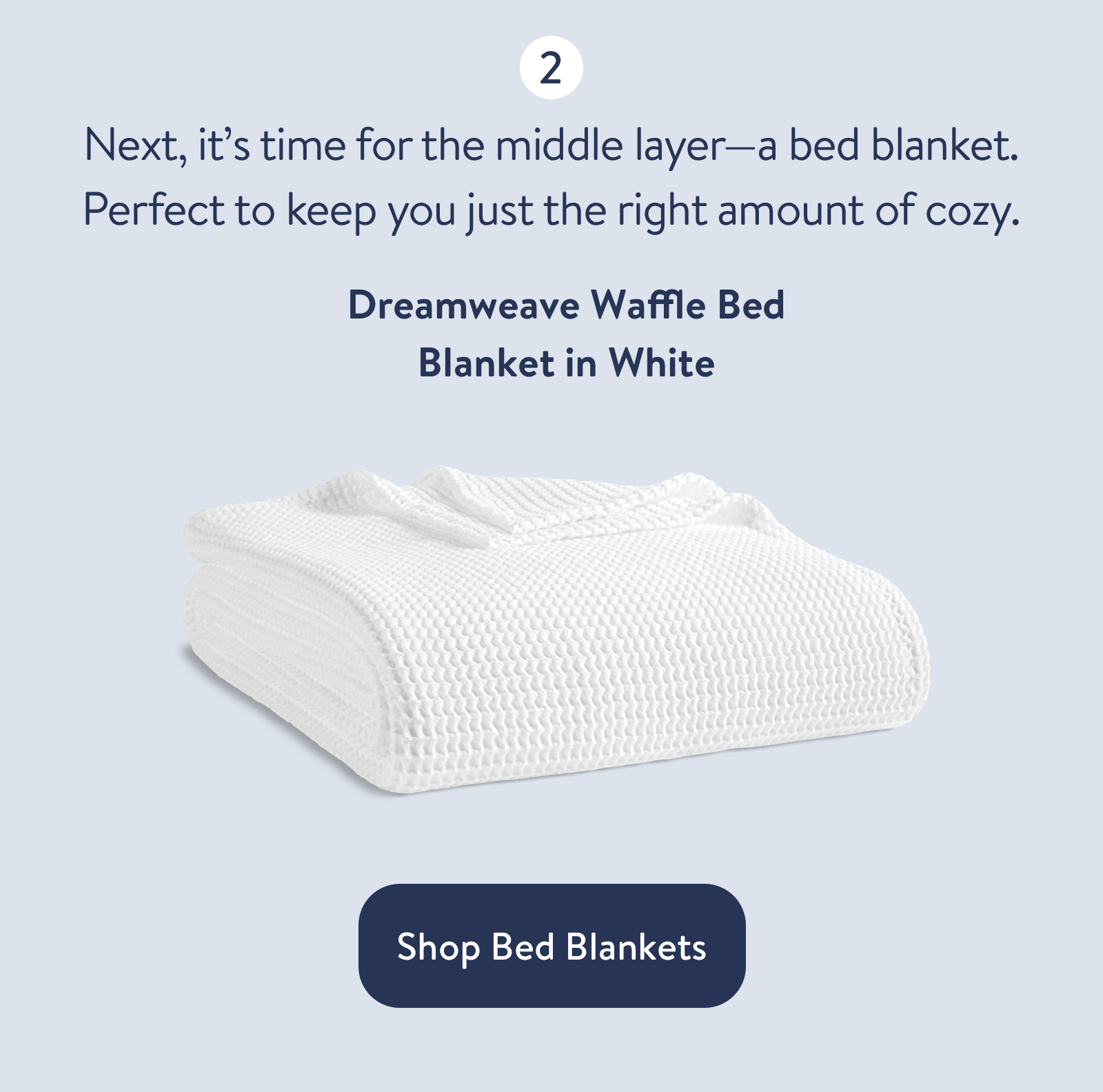 Dreamweave Waffle Bed Blanket in White