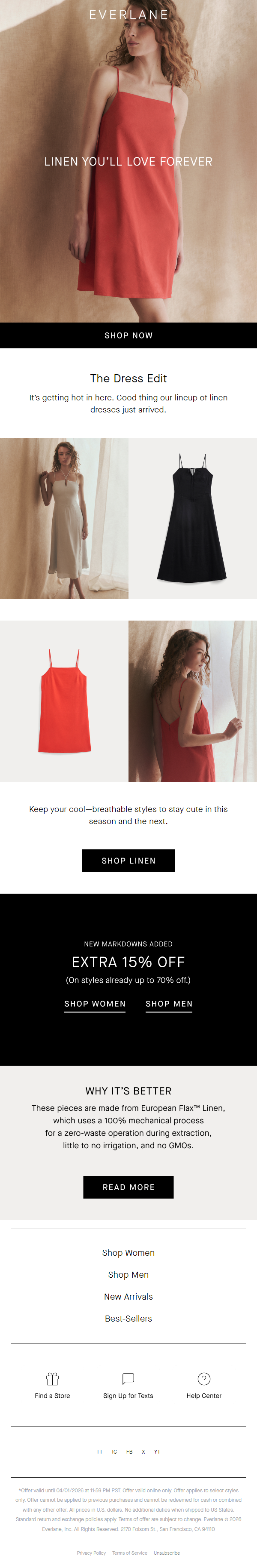 Newsletter preview: What to Wear: Warm-Weather Edition