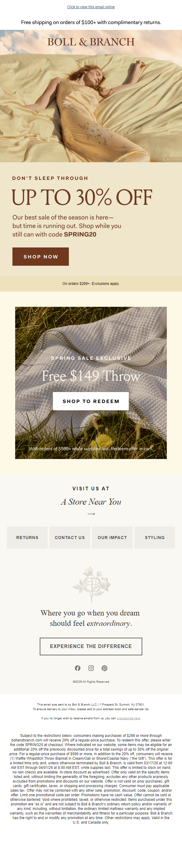 Newsletter preview: Up to 30% off is going…going…
