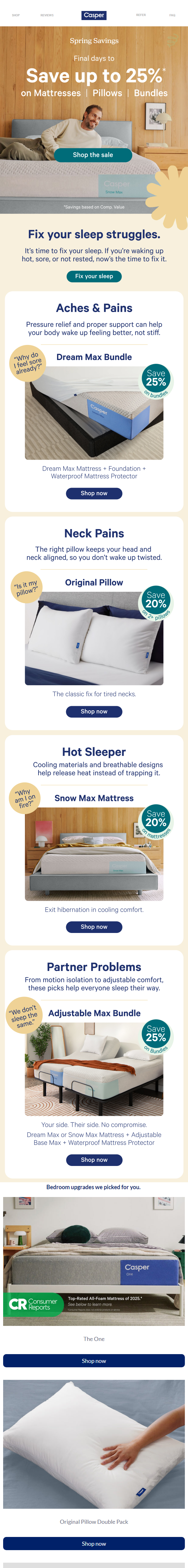 Newsletter preview: Your sleep problems, solved.