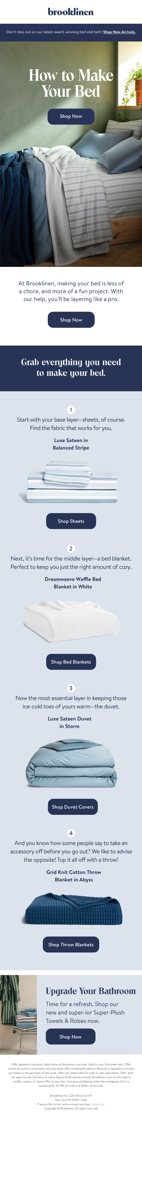 Newsletter preview: Award-Winning Comfort Your Bed Deserves