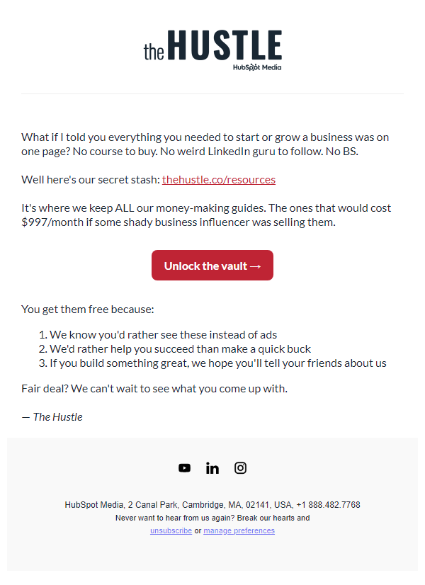 Newsletter preview: 💰 We just unlocked our entire money-making library for you