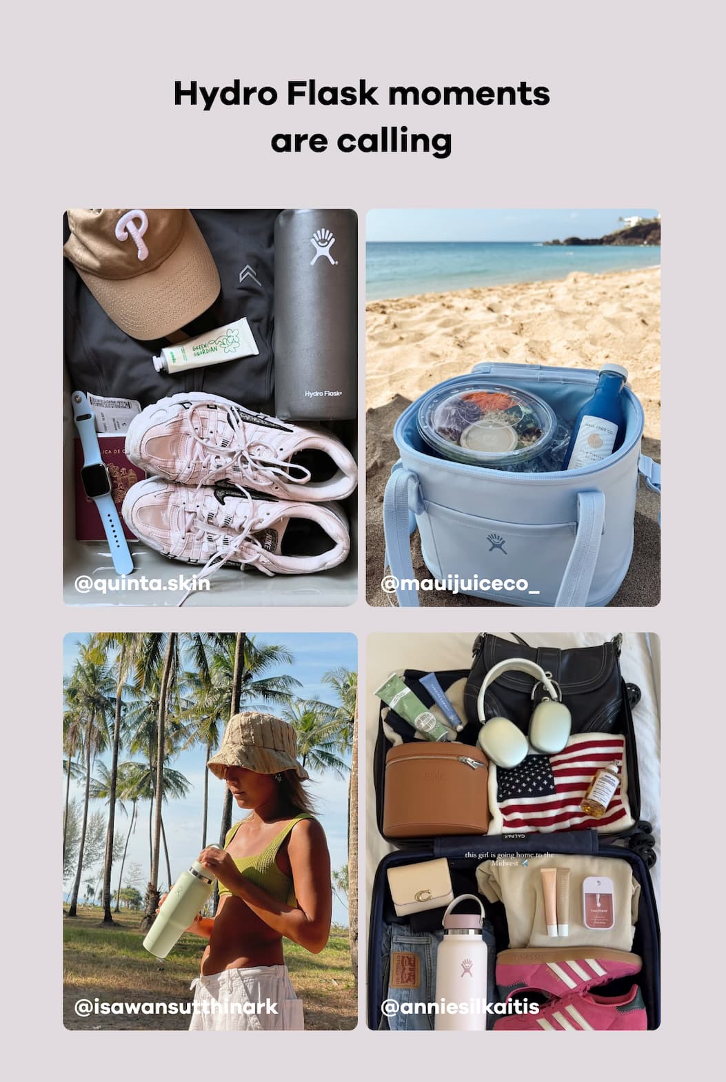 Hydro Flask moments are calling