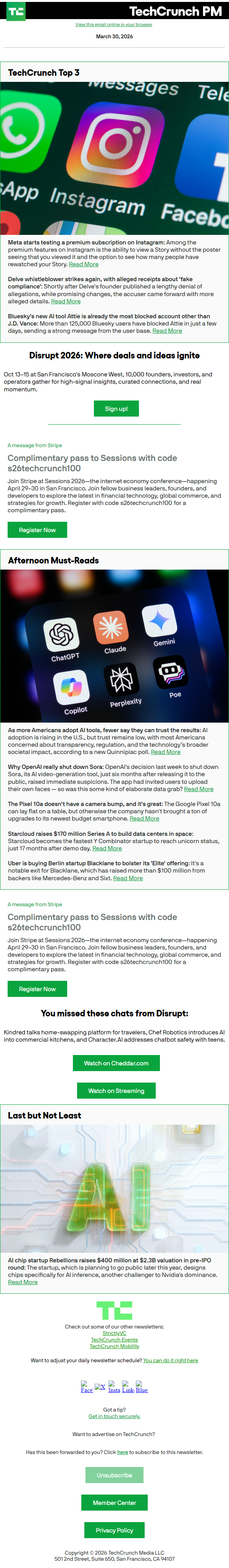 Newsletter preview: Meta starts testing a premium subscription on Instagram