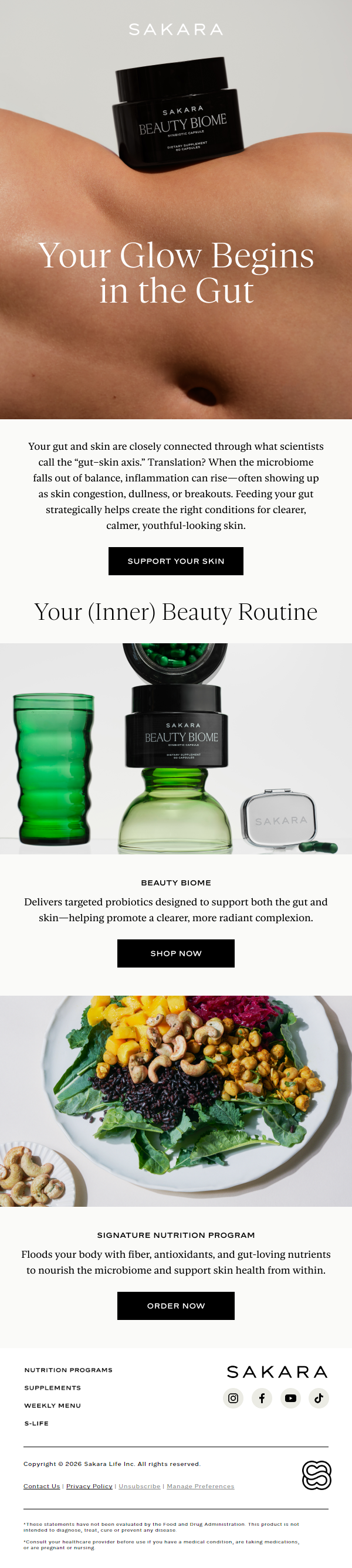 Newsletter preview: What’s the “Gut–Skin Axis?”