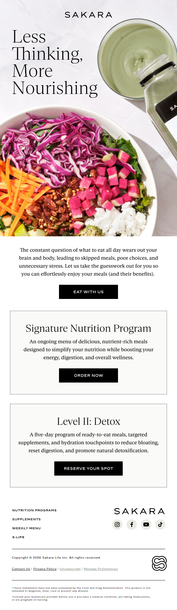 Newsletter preview: Stop Wondering “What’s For Dinner?”