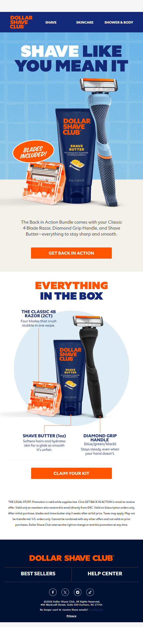 Newsletter preview: $5 gets you two blades