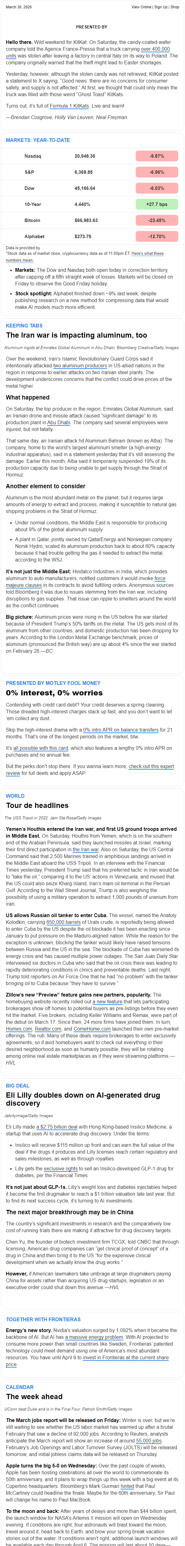 Newsletter preview: ☕ Another element