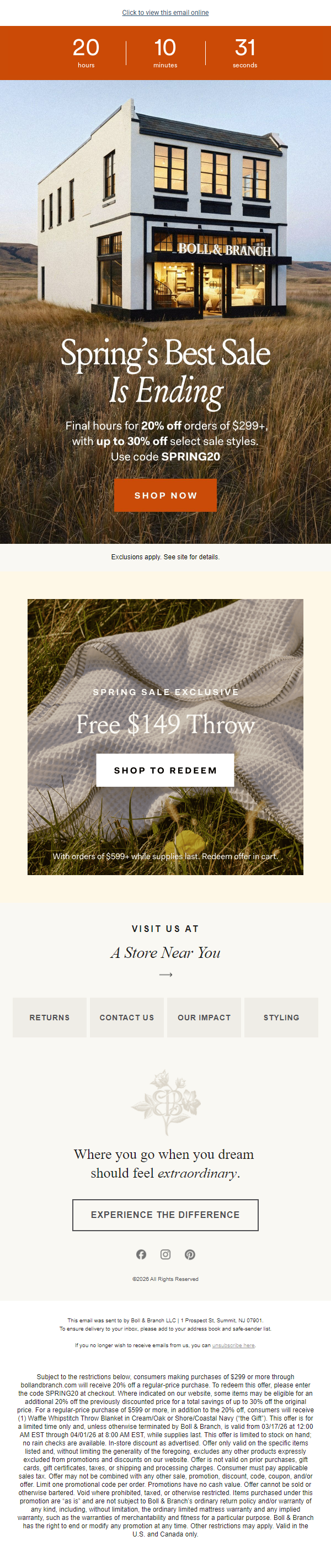 Newsletter preview: LAST DAY: Up to 30% off sale styles