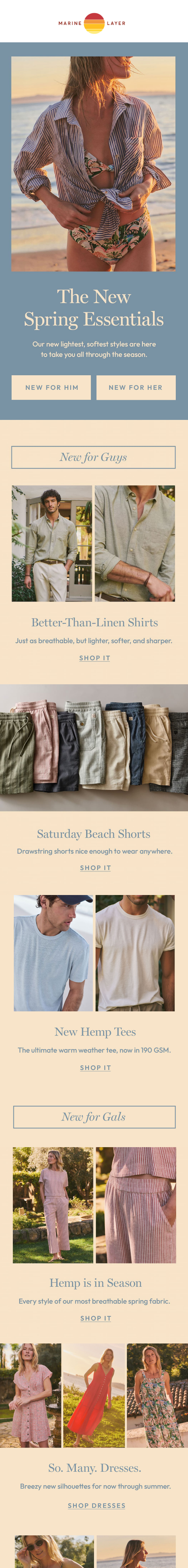 Newsletter preview: Get First Pick of Everything New
