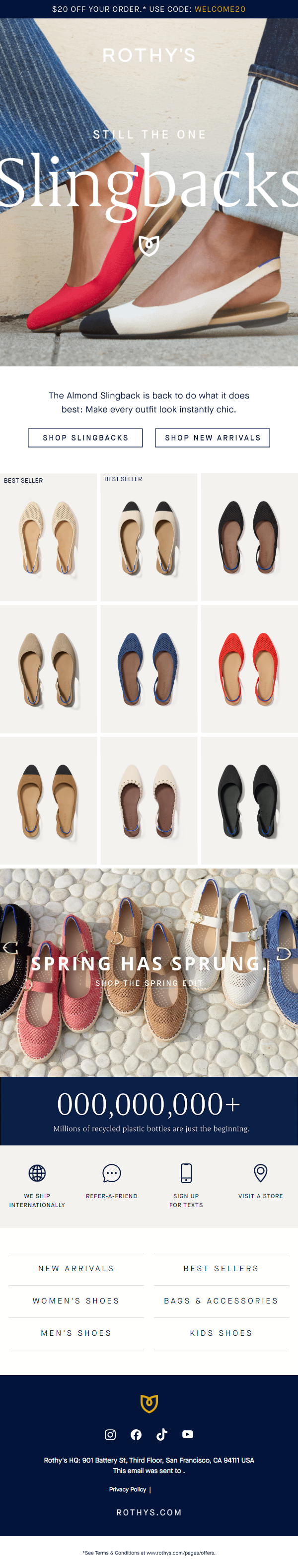 Newsletter preview: Slingback season starts…NOW.