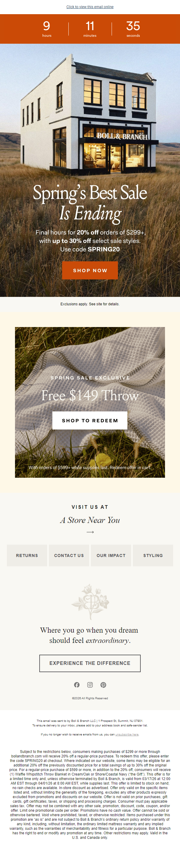 Newsletter preview: LAST DAY: Up to 30% off sale styles