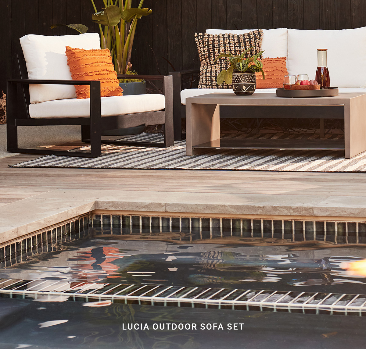 LUCIA OUTDOOR SOFA SET