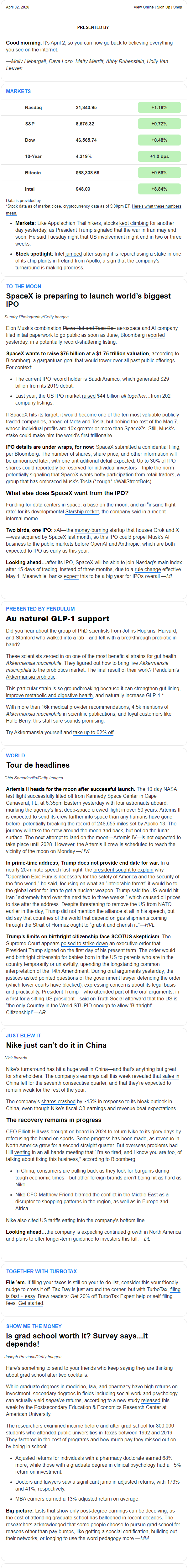 Newsletter preview: ☕ Preparing to launch