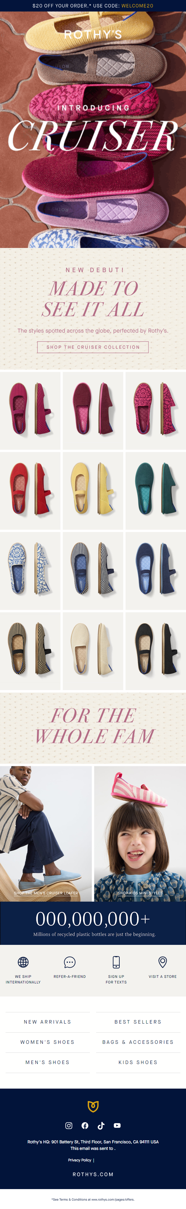 Newsletter preview: NEW: THE CRUISER COLLECTION 🤩