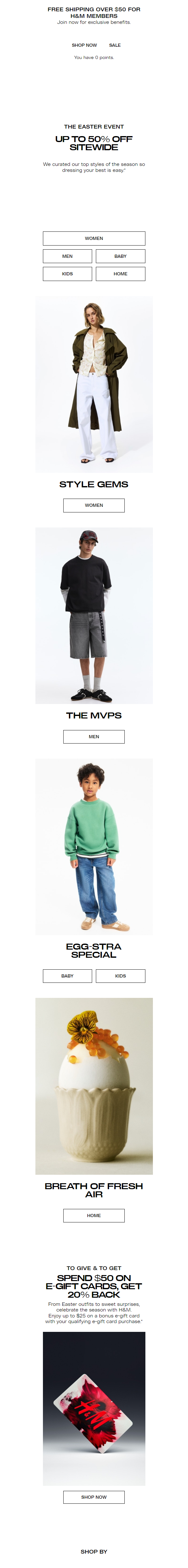 Newsletter preview: Spring's best: Up to 50% off top sellers