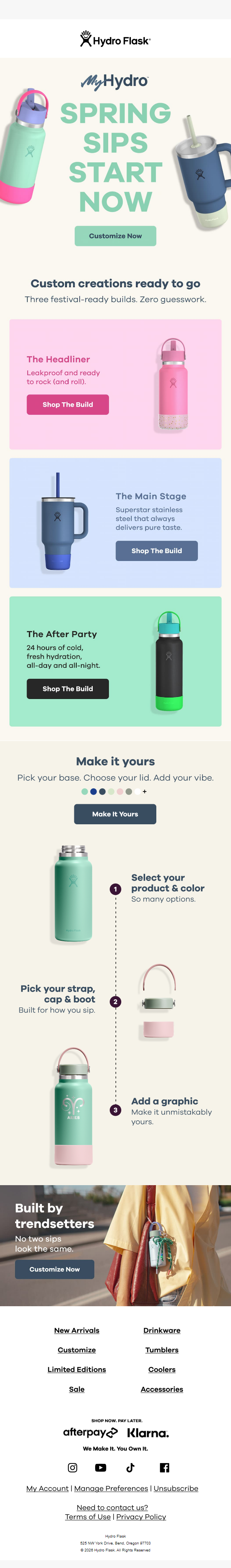 Newsletter preview: Build your festival bottle 🎡
