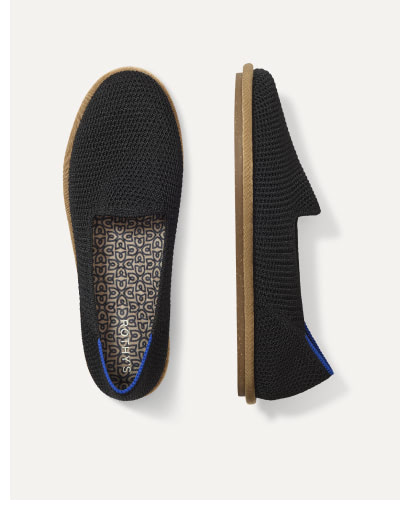 Cruiser Loafer Black Raﬃa-Knit