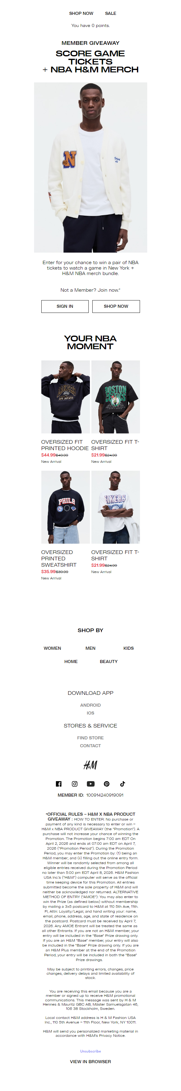 Newsletter preview: Shoot your shot: NBA tickets + merch giveaway