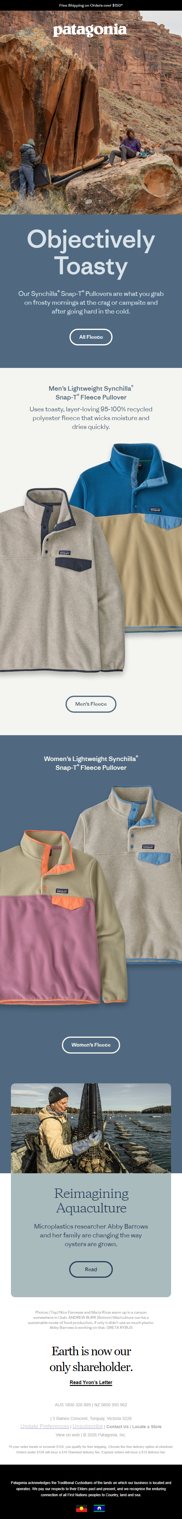 Newsletter preview: Warm up in a snap . . . T