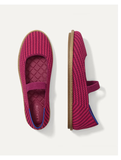 Cruiser Mary Jane Raspberry Stripe
