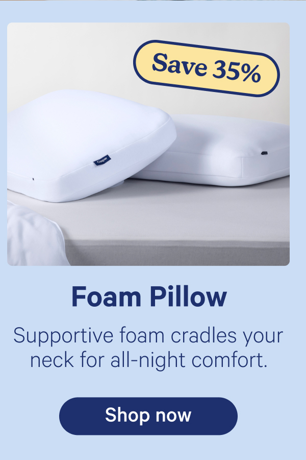 Foam pillow