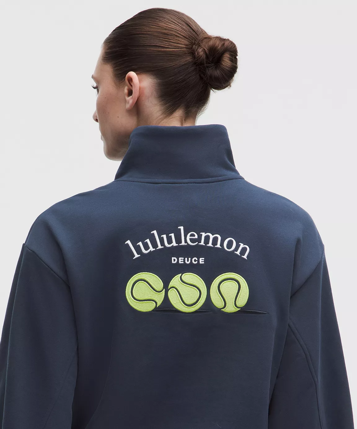 Cotton Terry Tennis Half Zip *Deuce