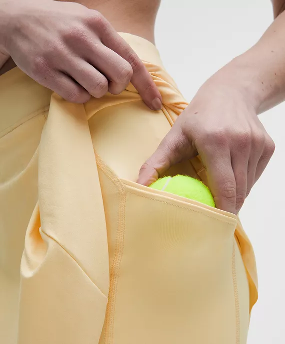 A-Line Side-Pleat Tennis Skirt