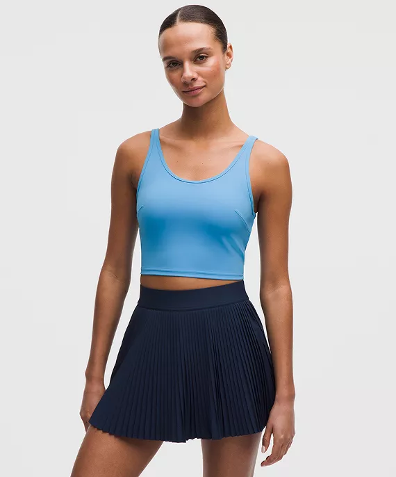 Scoop-Neck Cutout Tennis Tank Top *Medium Support, B/C Cup