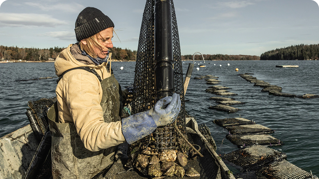 Microplastics researcher Abby Barrows.