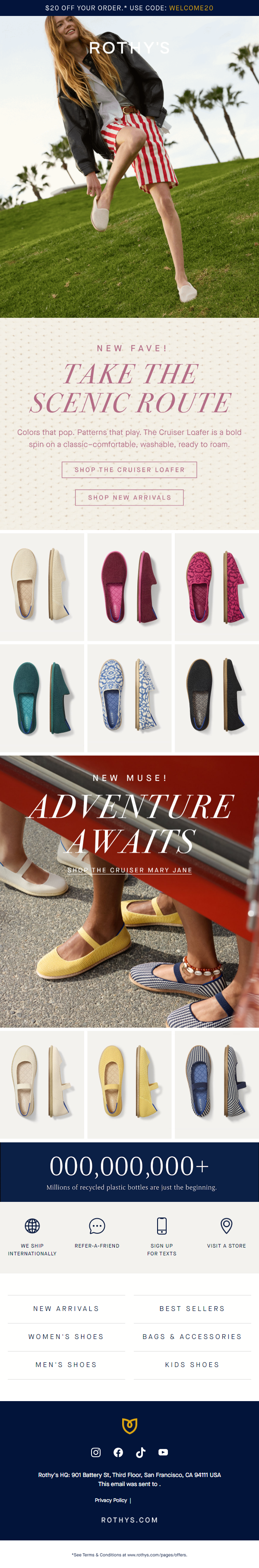 Newsletter preview: NEW NEW NEW! The Cruiser Loafer.