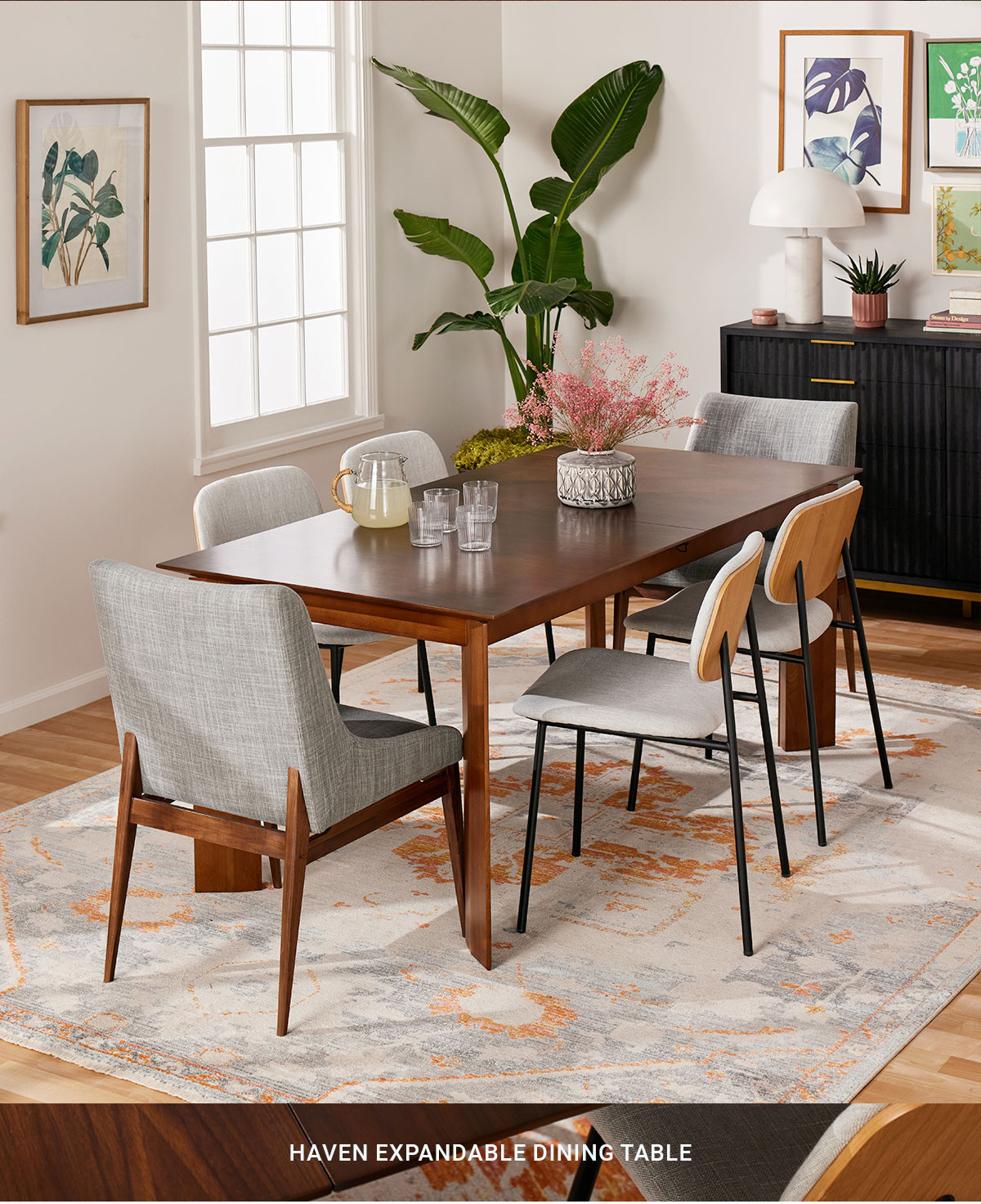 HAVEN EXPANDABLE DINING TABLE