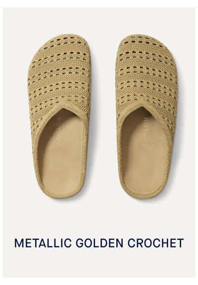 Metallic Golden Crochet