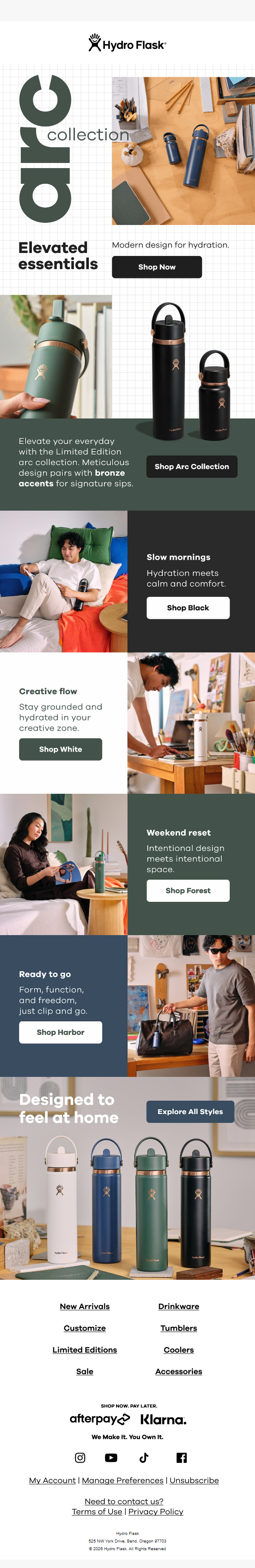 Newsletter preview: NEW elevated essentials