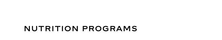 Nutrition Programs