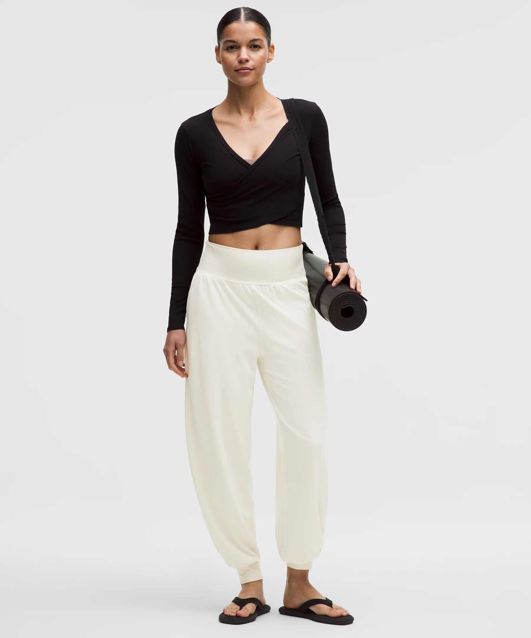 Rulu Drapey Oversized High-Rise Yoga Jogger