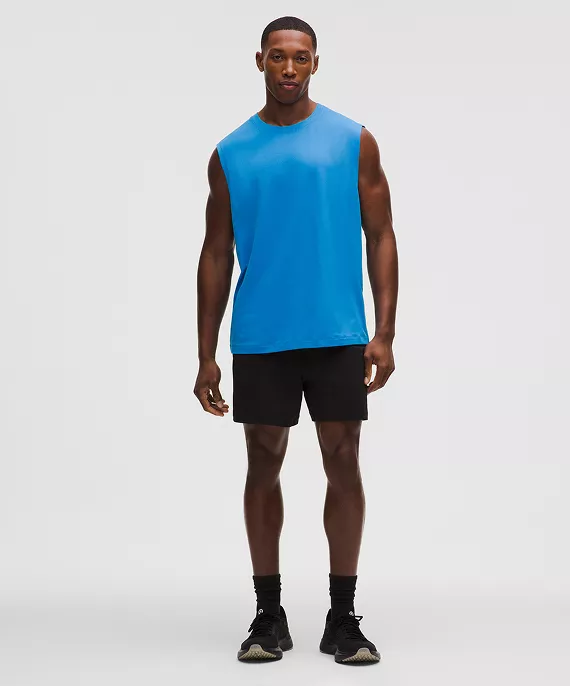 Mesh Soft Jersey Sleeveless Tank Top