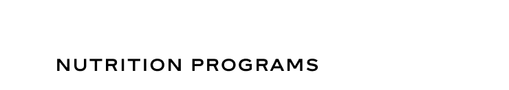 Nutrition Programs