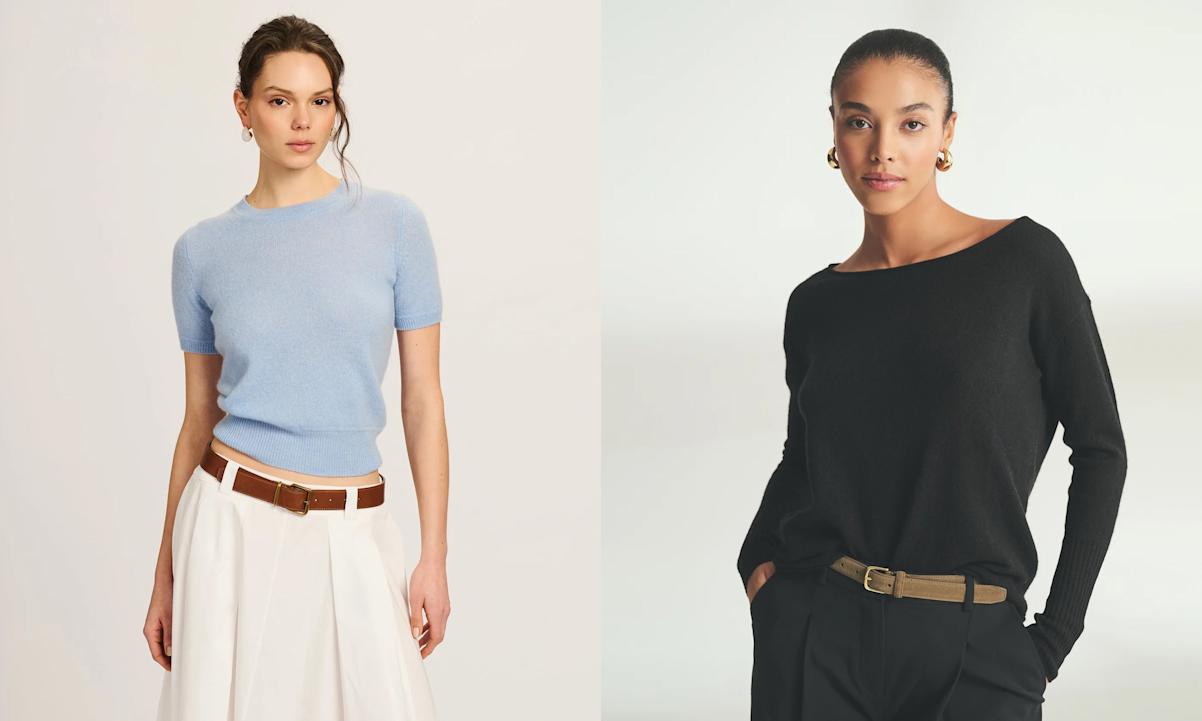 sweater tee, boatneck sweater